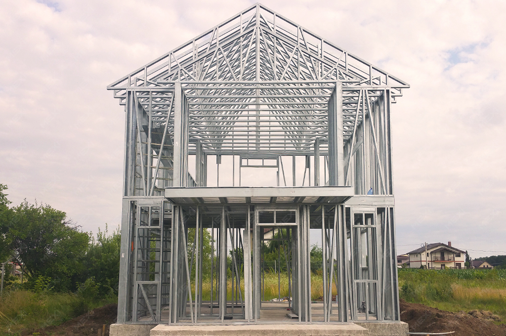 double storey house metal structure