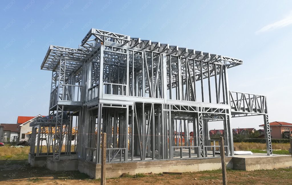 double storey house metal structure