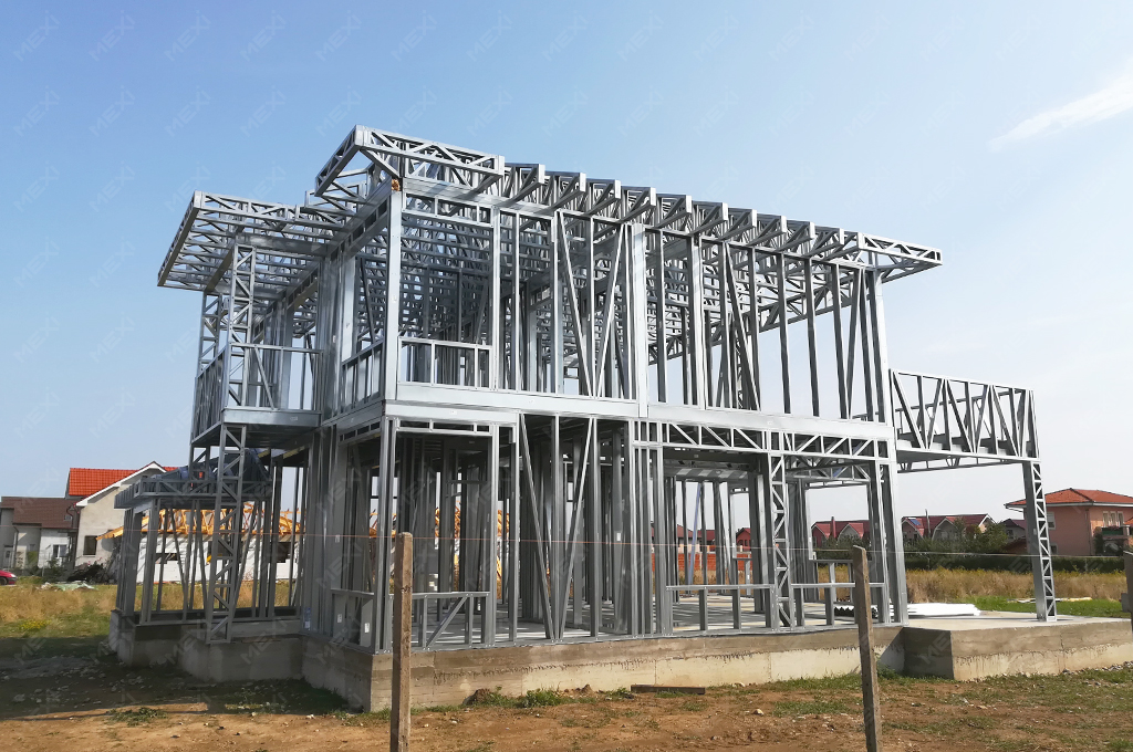 double storey house metal structure