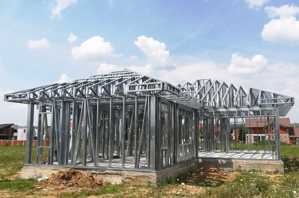 family house mexi steel framing