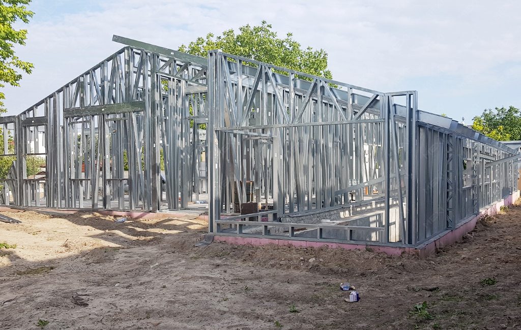 one floor house light steel construction