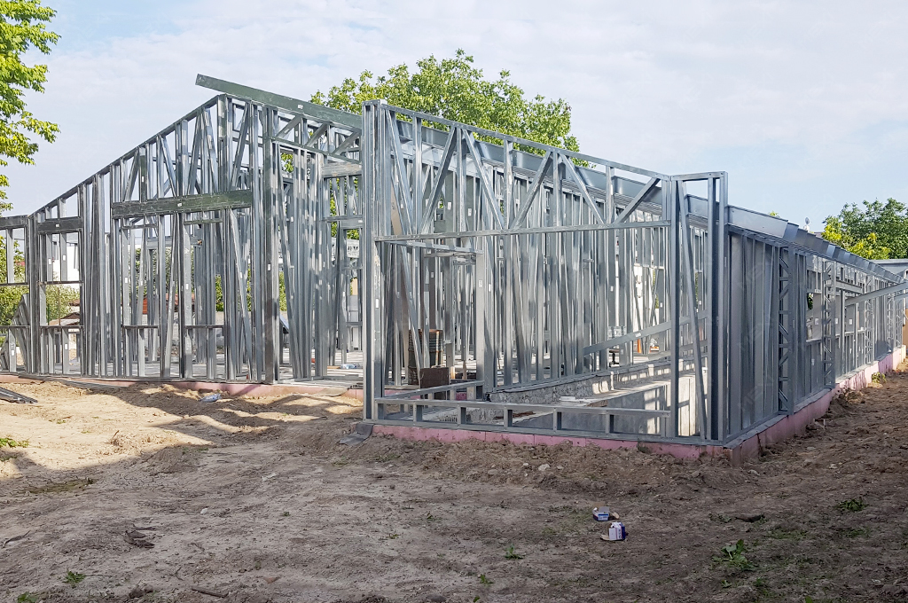 one floor house light steel construction