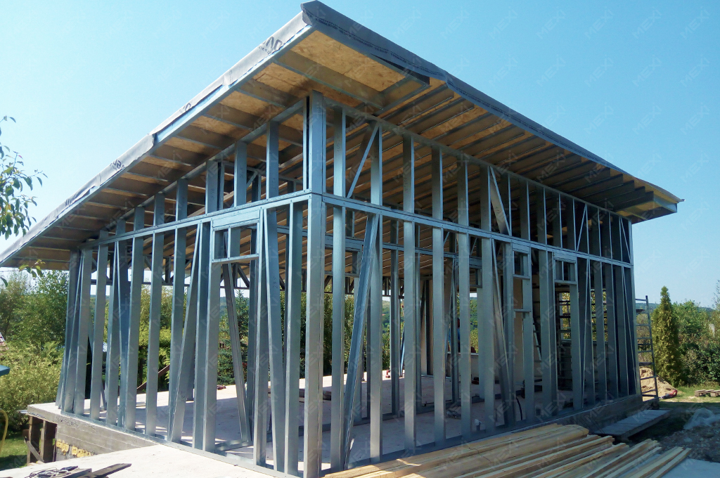 small single storey house steel structure