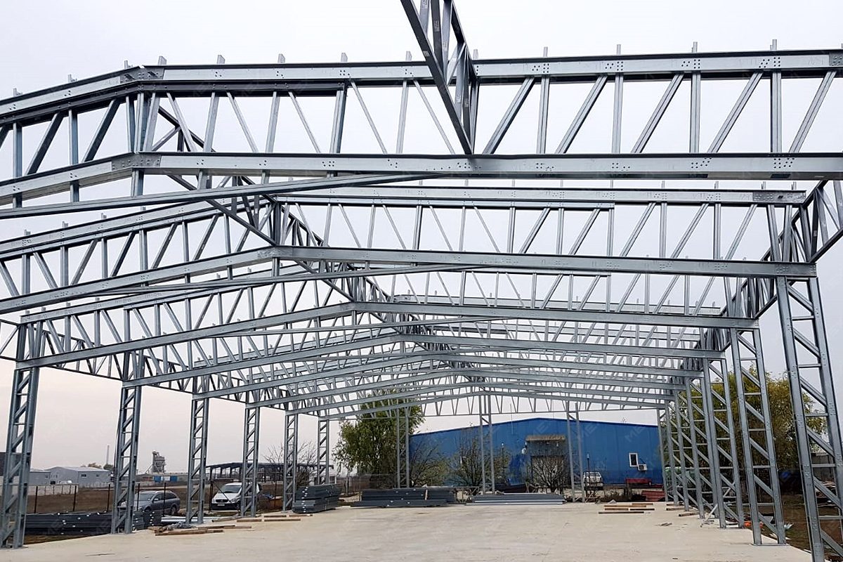 warehouse on light steel structure