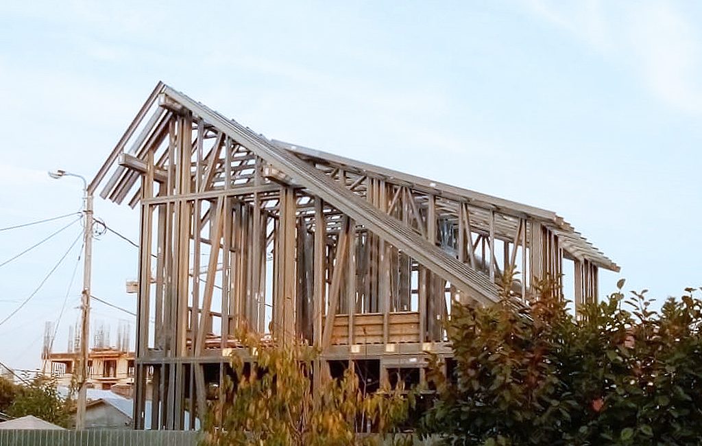 double storey residential building light steel production