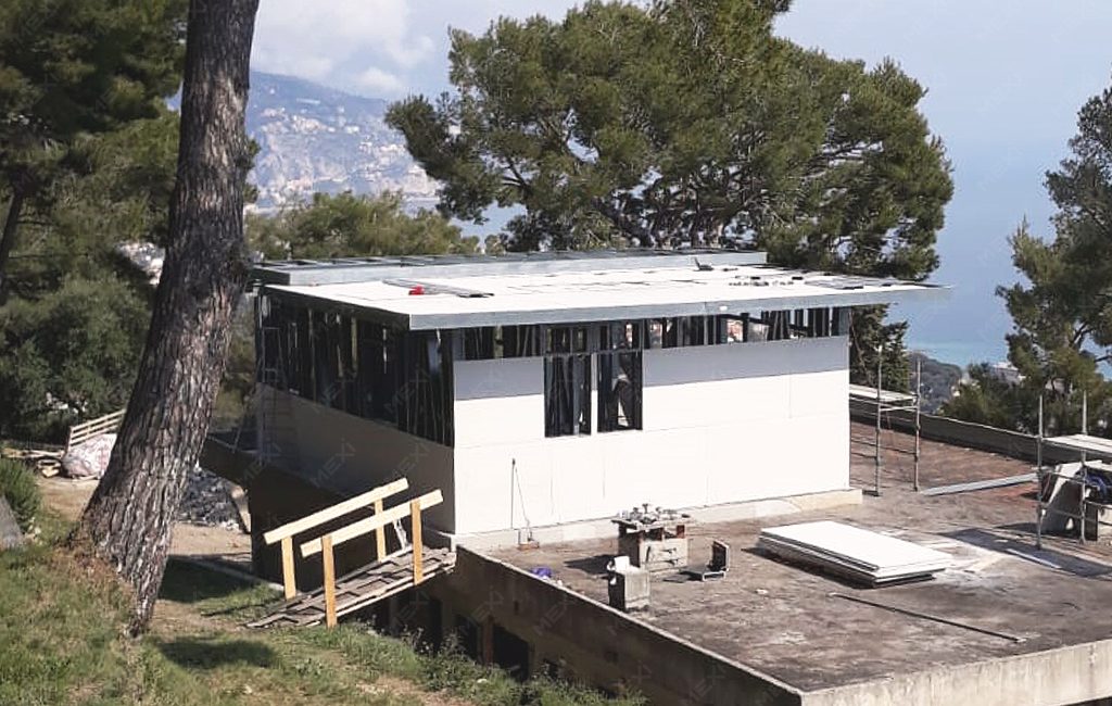 second storey for house with metal structure