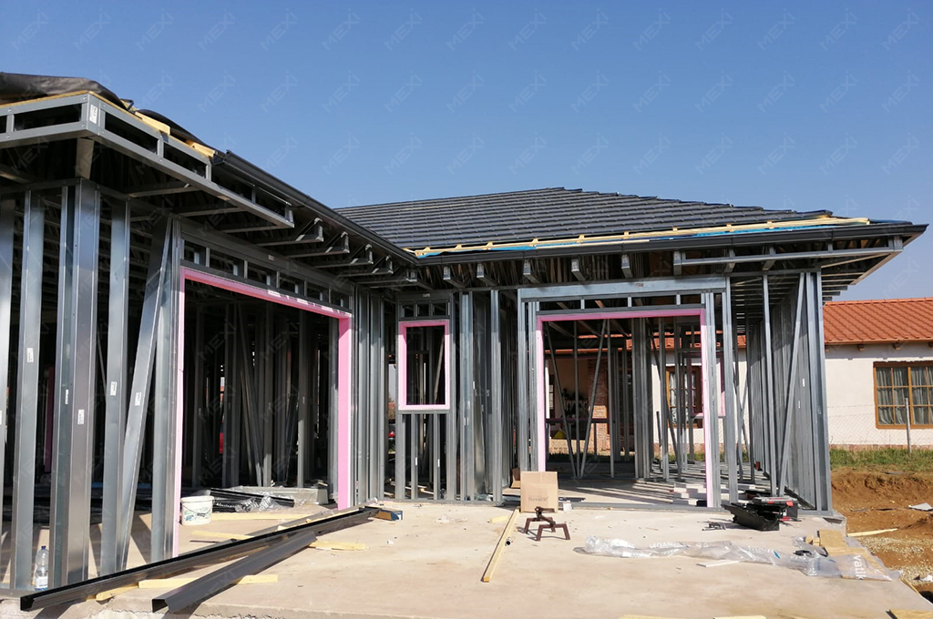 single floor house fast construction technique