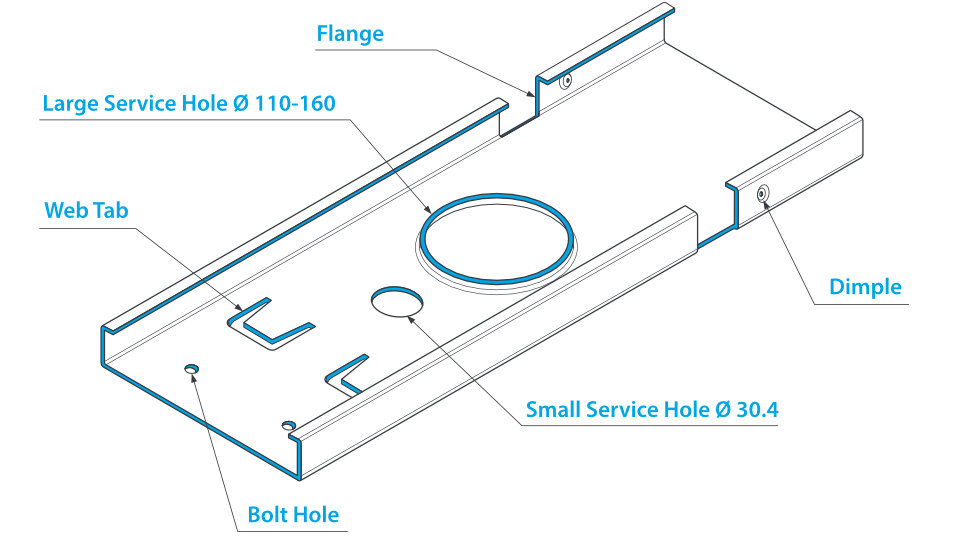 light steel frame production punching details