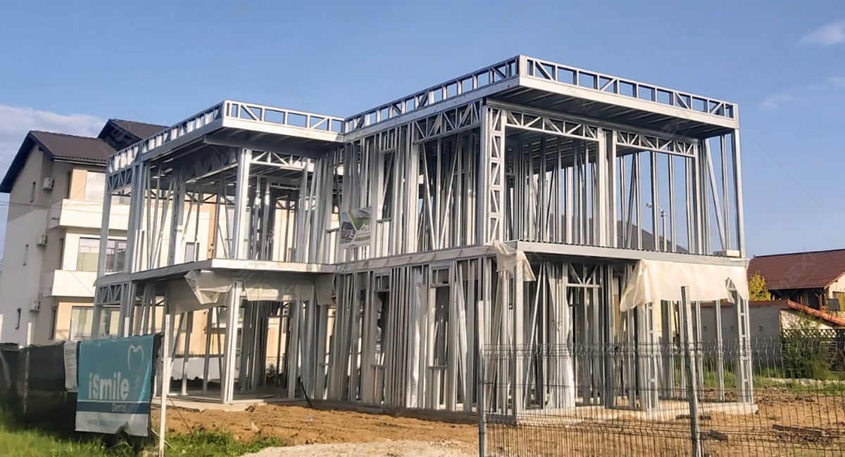 dental clinic constructed on steel structure