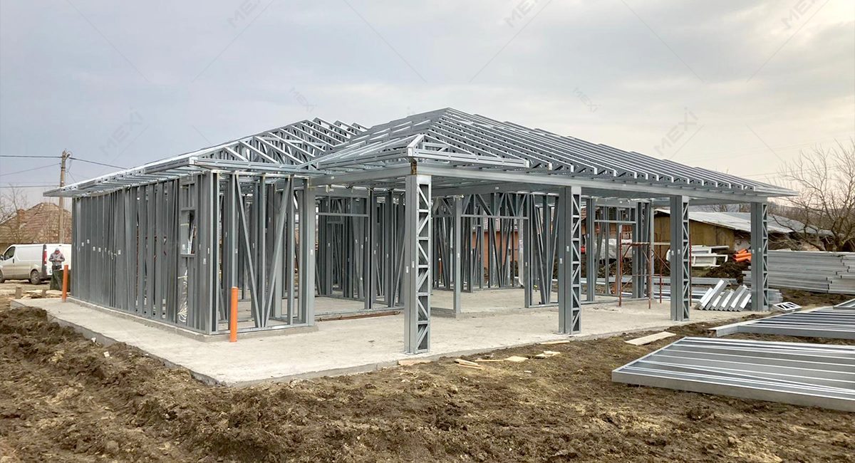 single storey family home built with present day technology