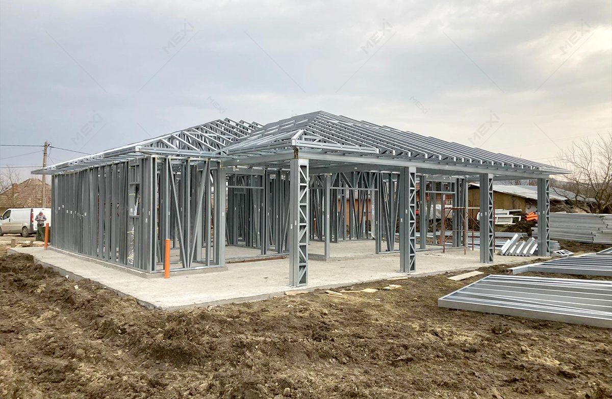 single storey family home built with present day technology