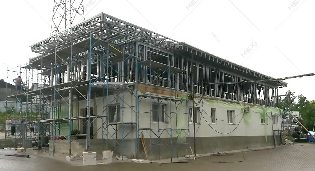 second storey raising on light steel MEXI structure