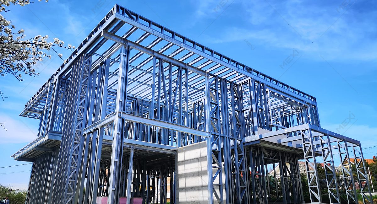 Modern two storey house on LGSF