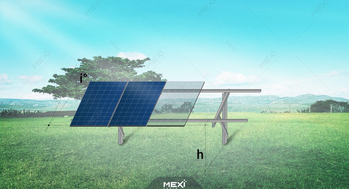 adjustable photovoltaic light steel structure