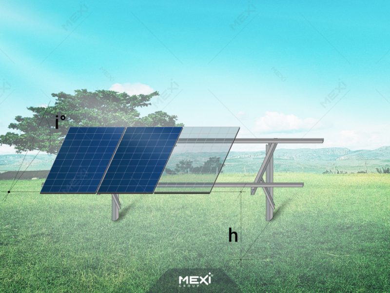 adjustable photovoltaic light steel structure