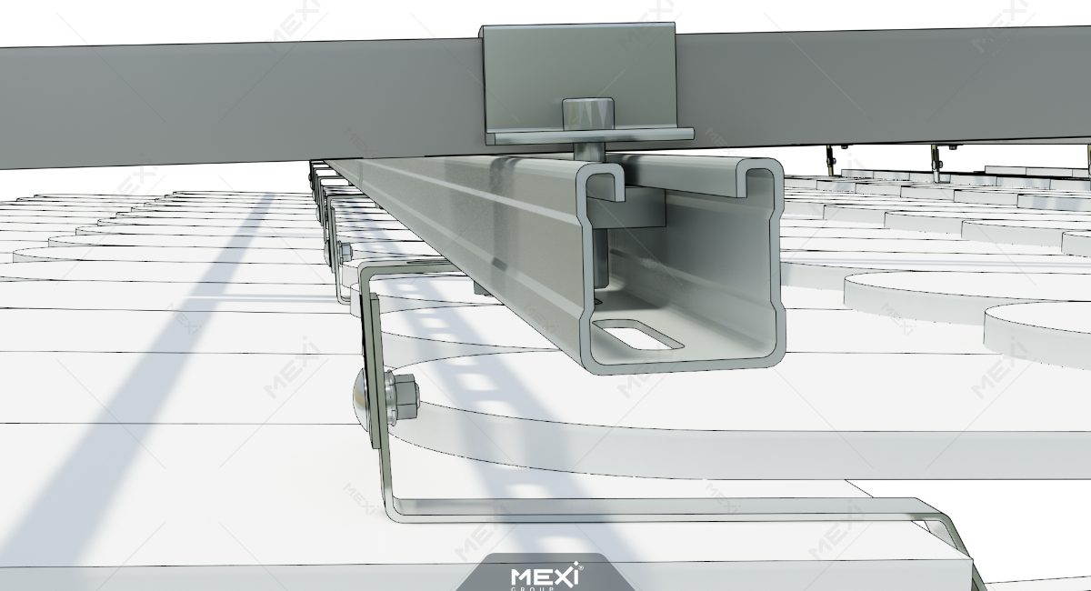 photovoltaic mounting system for flat tiles