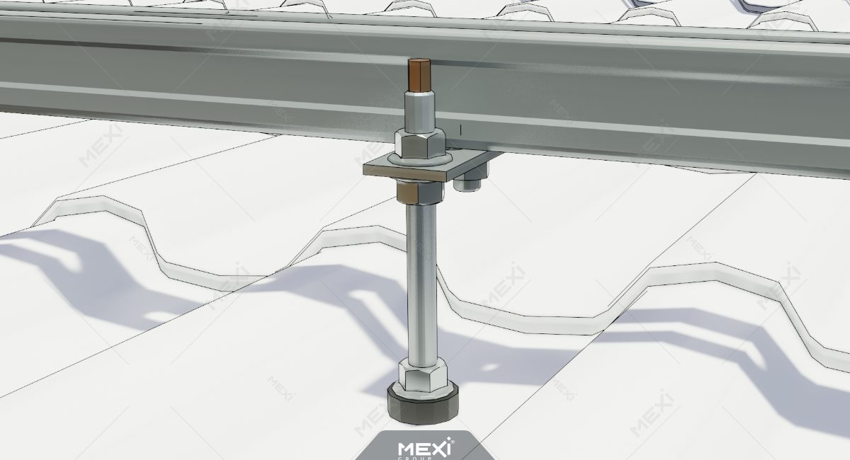 hanger bolt for anchoring mounting rails
