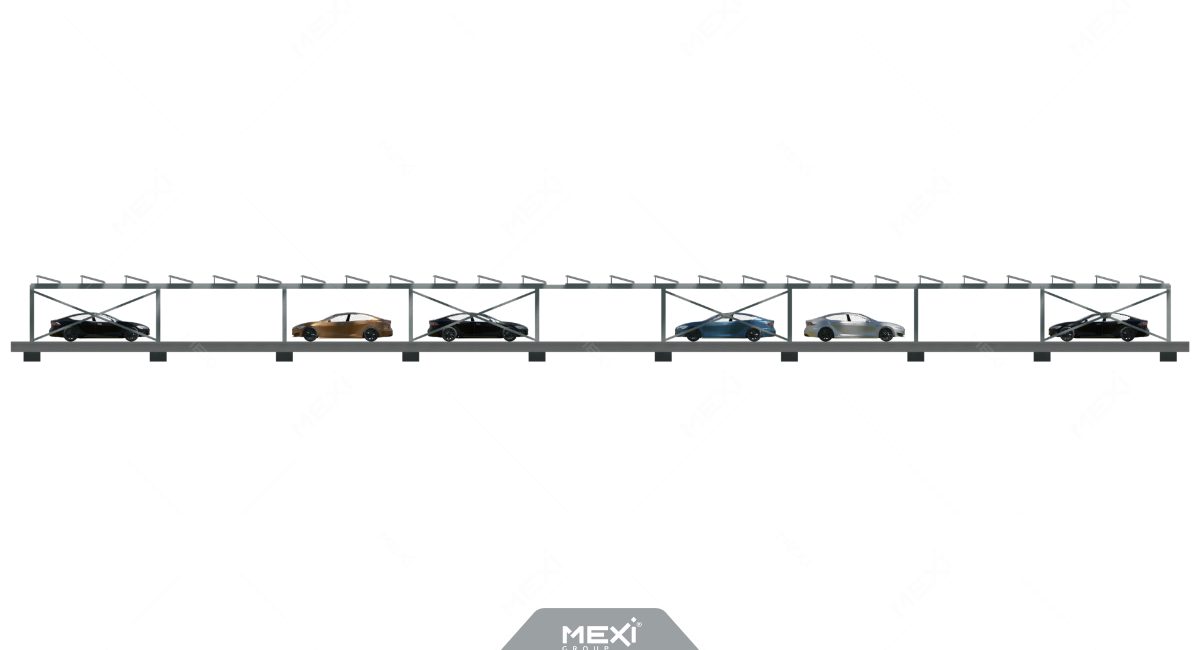 multi photovoltaic parking building