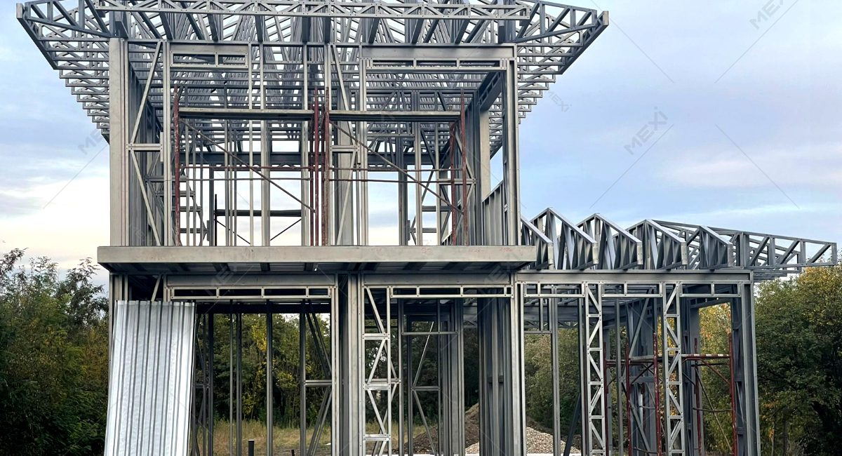 double storey house light steel structure
