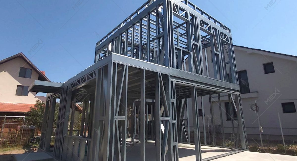 house construction on framing system